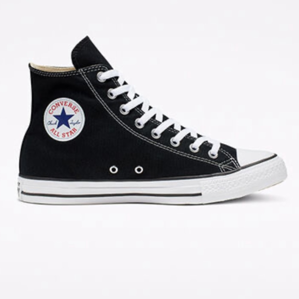 Black High Chuck Taylor Converse- woman’s 7.5